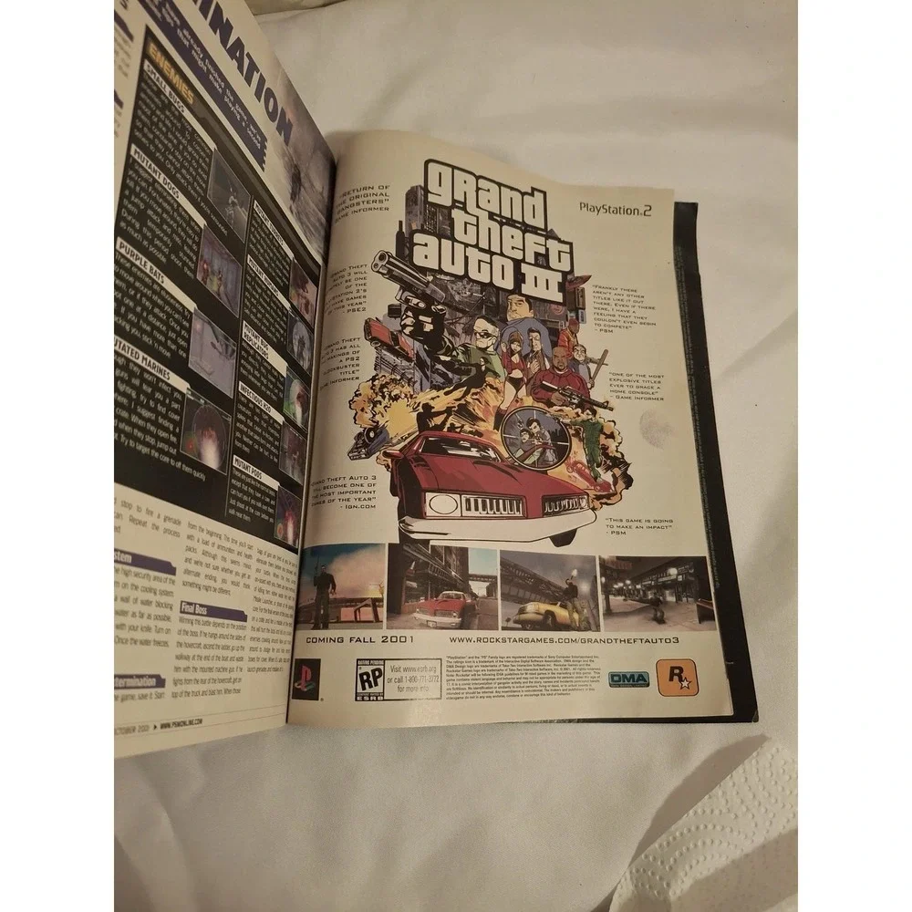 PSM PS2 & PlayStation Magazine Issue 50 Final Fantasy X Silent Hill 2 Ad